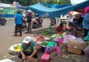Halte Didepan Pasar Baru Bekasi Berubah Fungsi Jadi Pasar Sayur Mayur