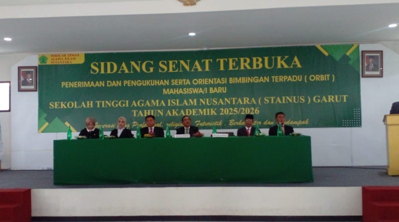 Sidang Senat Terbuka STAINUS Garut Sambut Mahasiswa Baru Tahun Akademik 2025/2026
