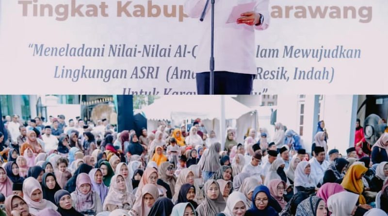Tutup Rangkaian Safari Ramadan 2026, Pemkab Karawang Gelar Peringatan Nuzulul Qur’an di Karawang Timur.