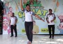 Senam Bersama Kepala Sekolah dan pengawas Indonesia Sehat ! Di Dalam Tubuh Yang Sehat Terdapat Jiwa Yang Kuat