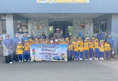 Satlantas Polres Garut Gelar Kegiatan Polisi Sahabat Anak Bersama TK Anggrek Cendekia dan RA Ar Rahim