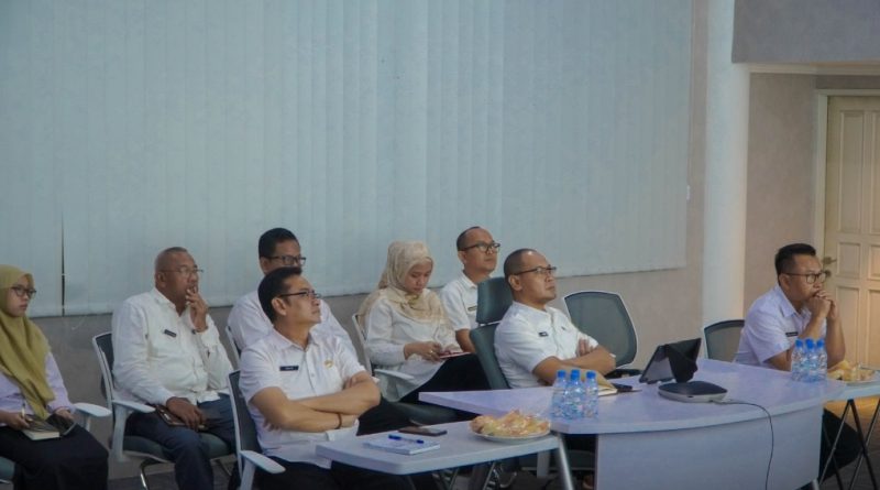 Sekda Karawang Hadiri Rakor Virtual, Bahas KKPR Bersama Kementerian ATR/BPN