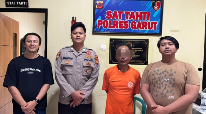 Sat Reskrim Polres Garut Tahan Pelaku Curat Saat Tarawih, Gasak HP dan Uang Tunai Milik Warga