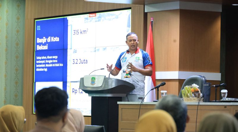 Wali Kota Bekasi Gandeng Aliansi Pemuda Cerdas Inovatif Tangani Banjir dengan Konsep Zero Runoff