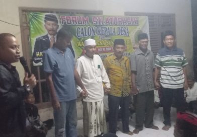 Silaturahmi H. Jaenudin, Calon Kades Sukamantri Sambangi RT 03,02 di Kediaman Midan