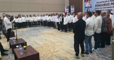 Ketum PWI Lantik Pengurus PWI Sulut 2026 – 2031