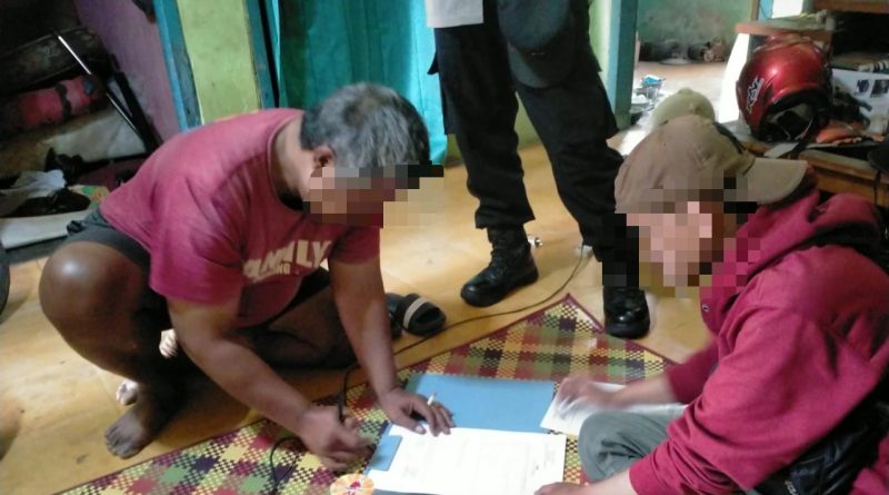 Polsek Wanaraja Gencar Cipta Kondusif, Penjual Miras Ilegal Diamankan di Pasar Wanamekar
