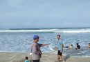 Patroli Pantai Karangpapak, Sat Polairud Polres Garut Imbau Wisatawan Utamakan Keselamatan