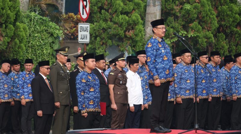 Plh. Wali Kota Bekasi Abdul Harris Bobihoe Pimpin Upacara Hari Lahir Pancasila, Tegaskan Nilai Persatuan Bangsa.