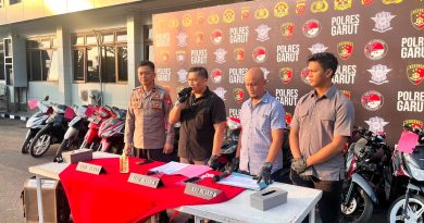 Tim Sancang Polres Garut Kembali Tangkap Pelaku Curanmor, 17 Sepeda Motor Berhasil Diamankan