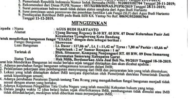 DUA SUBSTANSI KRUSIAL JADI SOROTAN, DUGAAN KETIDAKSESUAIAN IZIN DAN PERNYATAAN TIDAK SENGKETA MINTA DIKLARIFIKASI