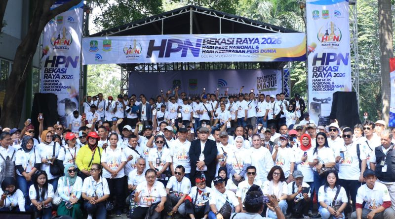 Ratusan Wartawan Deklarasikan Pers Bekasi Raya 2026, Tegaskan Komitmen Profesionalisme dan Persatuan