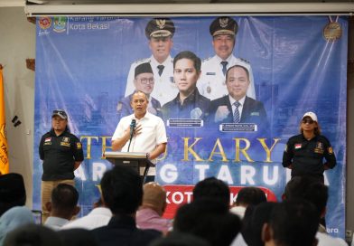 Wali Kota Bekasi Buka Temu Karya Karang Taruna VII Kota Bekasi, Pentingnya Pembangunan SDM Seimbang dengan Infrastruktur