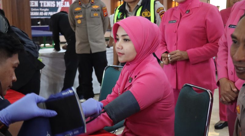 Sambut Hari Bhayangkara ke-80, Polres Garut Gelar Donor Darah, Terkumpul 92 Kantong Darah untuk Kemanusiaan