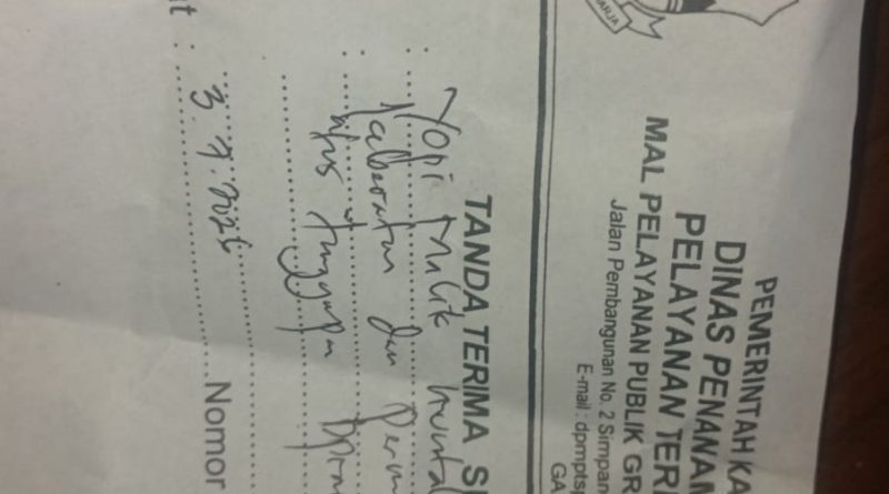 DPMPTSP GARUT RESMI TERIMA SURAT KEBERATAN, PEMOHON DESAK PENINJAUAN KEMBALI IMB YANG DIDUGA ABAIKAN DAN MELECEHKAN INKRAH