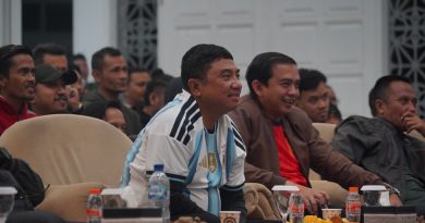 Ketua DPRD Aris Munandar Dampingi Bupati Garut Nobar Final Piala Dunia, Bangun Kebersamaan Warga di Pendopo