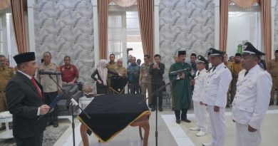 Lantik 3 Kepala Desa Hasil PAW, Bupati Garut Dorong Pelayanan Publik dan Pembangunan Desa