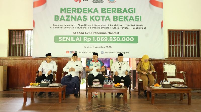 1.761 Warga Terima Manfaat Zakat, Wali Kota Bekasi Dorong Baznas Perkuat Kepercayaan Masyarakat