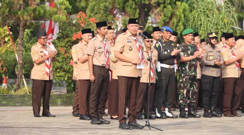 Hari Pramuka ke-65, Wali Kota Bekasi Dorong Generasi Muda Bekasi Makin Mandiri dan Berkarakter