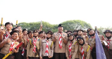 Ratusan Anggota Pramuka Bekasi Bermalam di Kantor Pemkot, Sambut Hari Pramuka ke-65