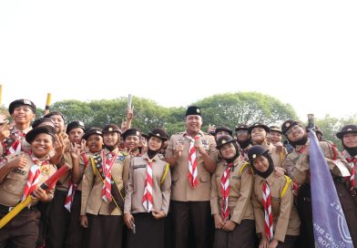 Ratusan Anggota Pramuka Bekasi Bermalam di Kantor Pemkot, Sambut Hari Pramuka ke-65