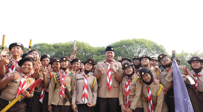 Ratusan Anggota Pramuka Bekasi Bermalam di Kantor Pemkot, Sambut Hari Pramuka ke-65