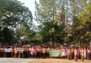 Upacara HUT Pramuka ke-65 Tingkat Kwartir Ranting Tarogong Kaler