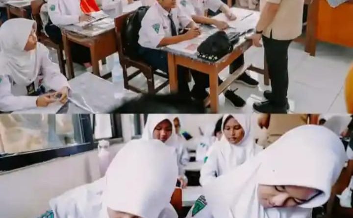 SMP Negeri 5 Karawang Barat Dapat Modul Pembelajaran Gratis, Dari Bupati Aep , Ringankan Beban Orang Tua Siswa
