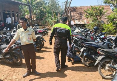 Polsek Malangbong Tertibkan Knalpot Brong di Sekolah, 20 Knalpot Tidak Sesuai Standar Diamankan