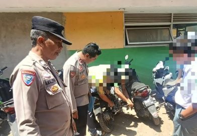 Tekan Gangguan Kamtibmas, Polsek Leles Amankan 10 Knalpot Brong dari Pelajar di Kabupaten Garut
