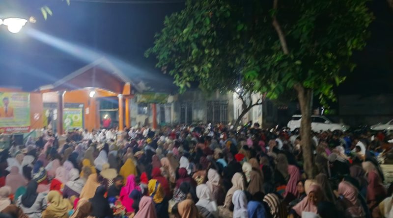 PENUTUPAN PENGAJIAN RUTIN SETIAP MALAM SABTU DI RUMAH KEDIAMAN CALON KEPALA DESA SUKA MANTRI 2026 KAMPUNG PAMAHAN
