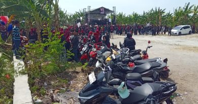 Pendukung dan Simpatisan Padati Kampanye Akbar Calon Kades Sukakarya Adi Sumardi Nomor Urut 1