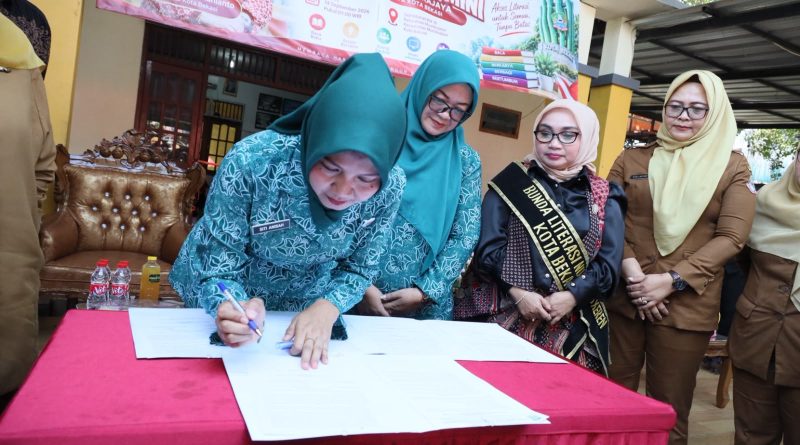 Wiwiek Hargono Resmikan Tiga Perpustakaan Mini di Kota Bekasi: Dorong Budaya Literasi di Lingkungan Warga