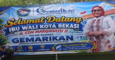 Pemerintah kot Bekasi lakukan Kampanye Gerakan makan ikan kepada ratusan siswa/Siswi