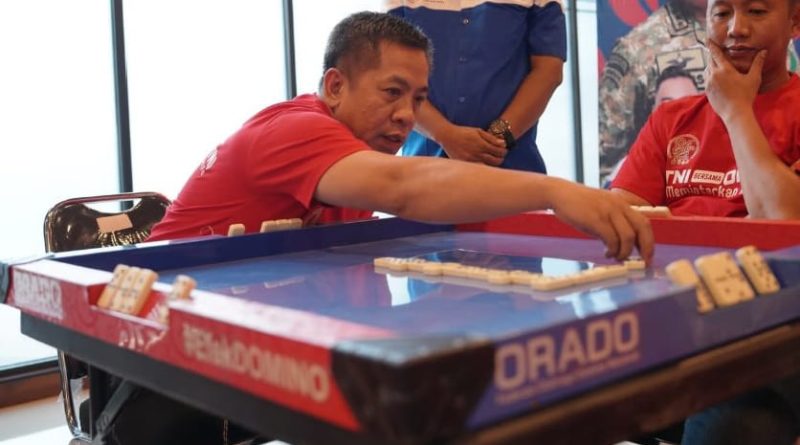 Open Tournament Piala Panglima TNI Cabor Domino Dalam Rangka HUT TNI ke-81