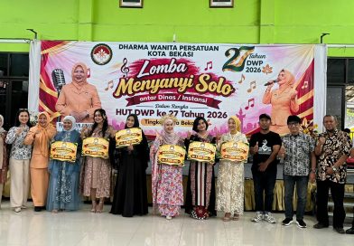 Semarak HUT DWP ke-27, Lomba Menyanyi Solo Antar Dinas/Instansi Meriahkan Kota Bekasi.