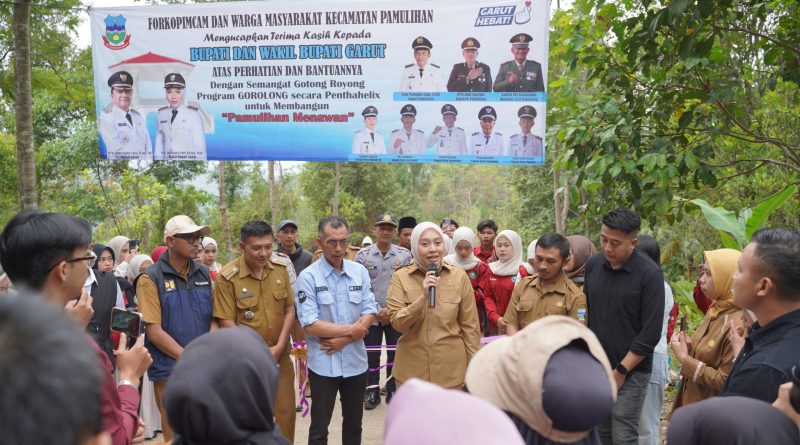Jalan Baru di Pamulihan Buka Akses Ekonomi dan Distribusi Hasil Pertanian