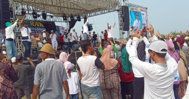 PESTA RAKYAT MENYABUT KEMENANGAN H.KARTA WIJAYA S.P.d.i KEPALA DESA KARANGSENTOSA