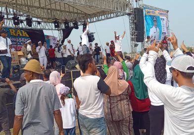 PESTA RAKYAT MENYABUT KEMENANGAN H.KARTA WIJAYA S.P.d.i KEPALA DESA KARANGSENTOSA
