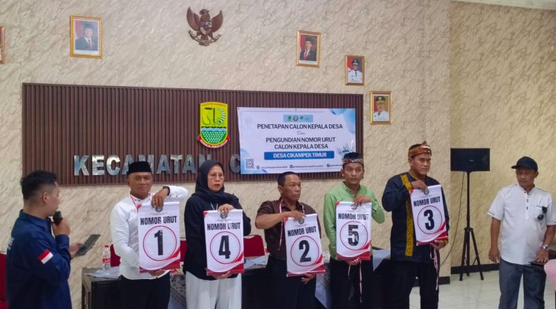 Resmi Dapat Nomor Urut 3, Petahana Kriswanto. Amd, Siap Lanjutkan Kepemimpinan Desa Cikampek Timur