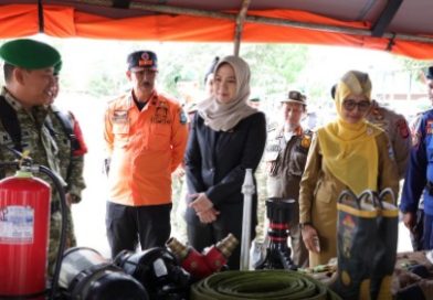 DPRD Garut Dukung Kesiapsiagaan Bencana, Hj. Mila Meliana Hadiri Apel Gelar Latihan Lapangan Korem 062/Tn