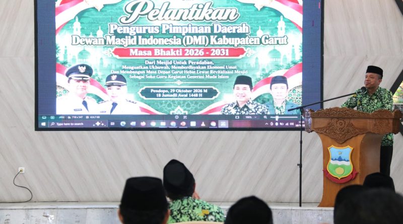 Pengurus DMI Garut 2026–2031 Dilantik, Pembenahan Tata Kelola Masjid Jadi Prioritas